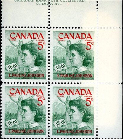 Canada PB#392 - Pauline Johnson (1961) 5¢ - Image 2