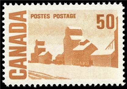 Canada Stamp #465ai - Summer's Stores, by John Ensor (1967) 50¢ - Image 2