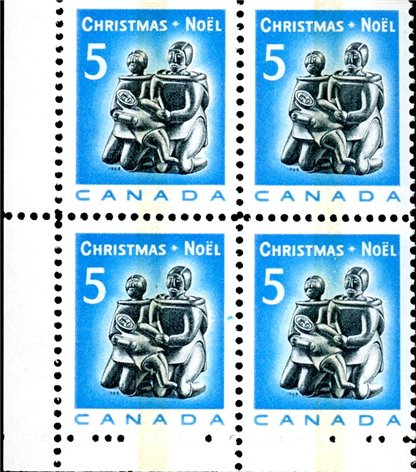 Canada CB#488p - Eskimo Family (1968) 5¢ - Image 2