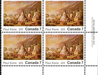 Canada PB#553 - Indian Encampment on Lake Huron (1971) 7¢ - Image 2