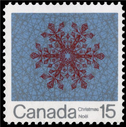 Canada Stamp PB#557 - Snowflake (1971) 15¢ - Image 2