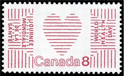 Canada Stamp #560i - Heart (1972) 8¢ - Image 2