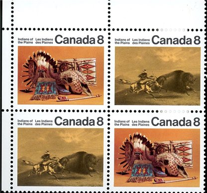 Canada CB#563bPI - Plains Indians (1972) 2x8¢ - Image 2