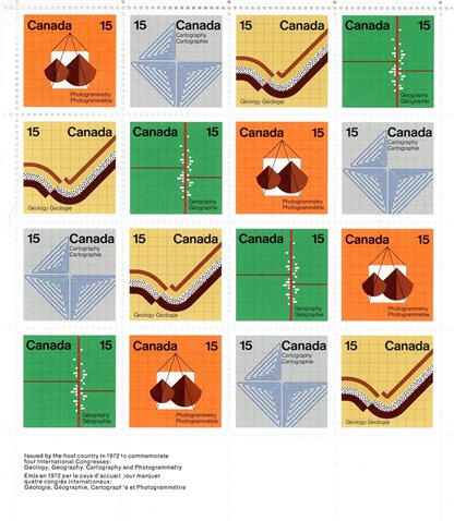 Canada SHEET#585B- Earth Sciences (1972) 16 x 15¢ - Image 2