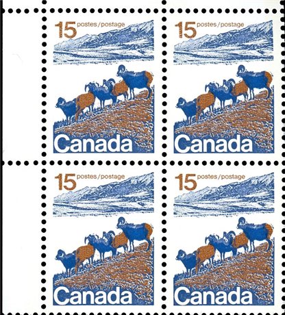 Canada CB#595iii - Mountain Sheep (1972) 15¢ - Image 2