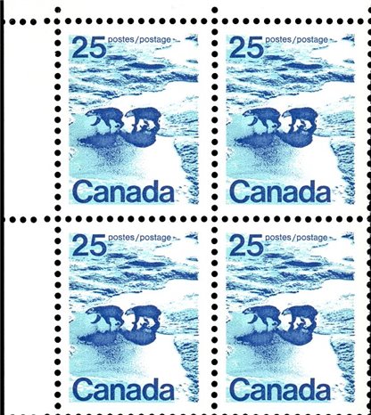 Canada PB#597iii - Polar Bears (1972) 25¢ - Image 2