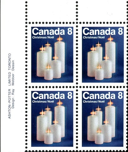 Canada PB#607 - Candles (1972) 8¢ - Image 2