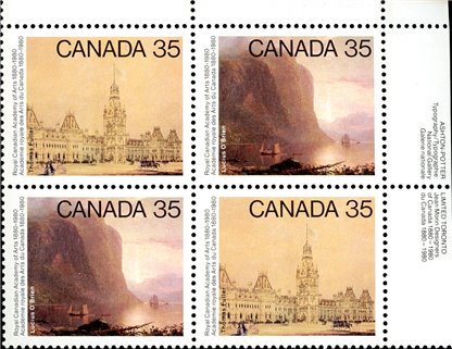 Canada PB#852a - Academy of Arts (1980) 2 x 35¢ - Image 2