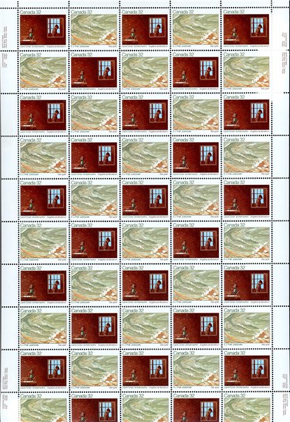 Canada SHEET#979a - Canadian Writers (1983) 2 x 32¢ - Image 2