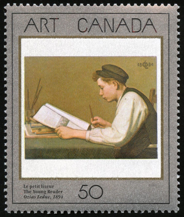 Canada Stamp #1203i - The Young Reader (1988) 50¢