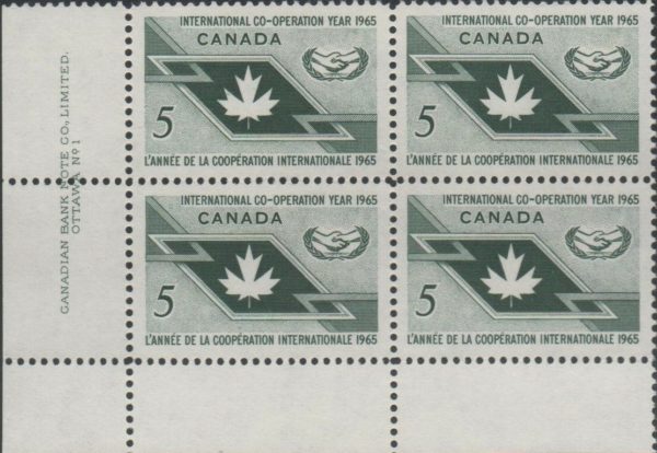 Canada PB#437 - Maple Leaf and ICY Symbol (1965) 5¢