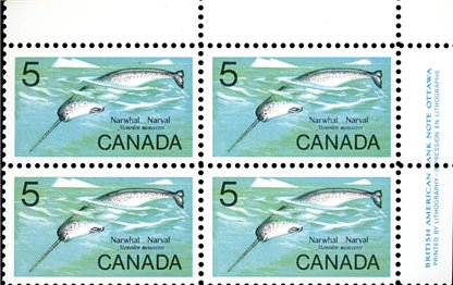 Canada PB#480 - Narwhal (1968) 5¢ - Image 2