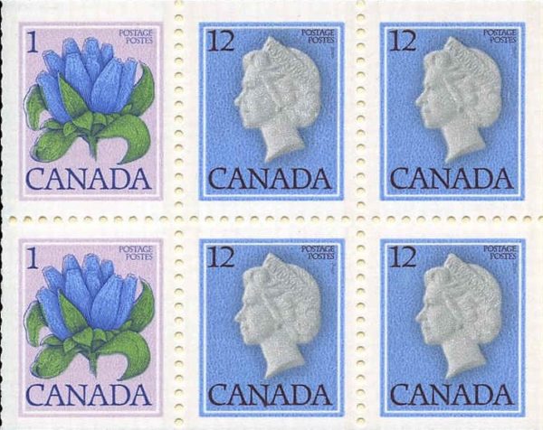 Canada Stamp Booklet - #BK77 (1977) 2 x 1¢ + 4 x 12¢ - Image 2