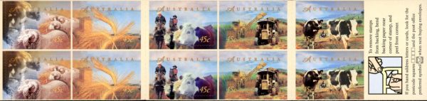 Australia - SC#1660a (x2) (1998) - booklet - Farming in Australia