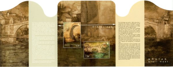 Bosnia and Herzegovina - S#478a - (2004) - Souvenir Sheet - Reconstruction of Old Bridge