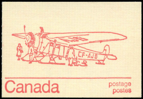 Canada Stamp Booklet - #BK74 (1974) 3 x 1¢ + 6¢ + 2 x 8¢