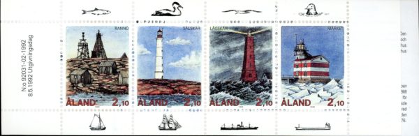 Finland (Aland Islands) (1992) - Sc#67a - Booklet - Lighthouses