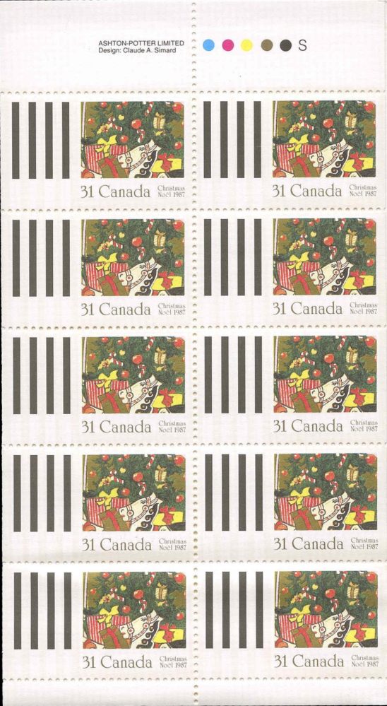 Canada Stamp Booklet - #BK95 (1987) 10 x 31¢