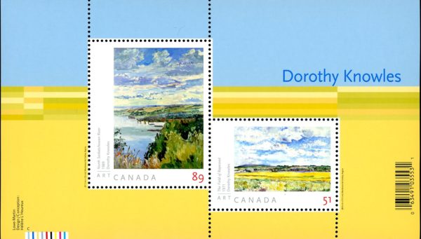 Canada Stamp #2148 - North Saskatchewan River (2006) 1 x 51¢, 1 x 89¢ Souvenir sheet of 2