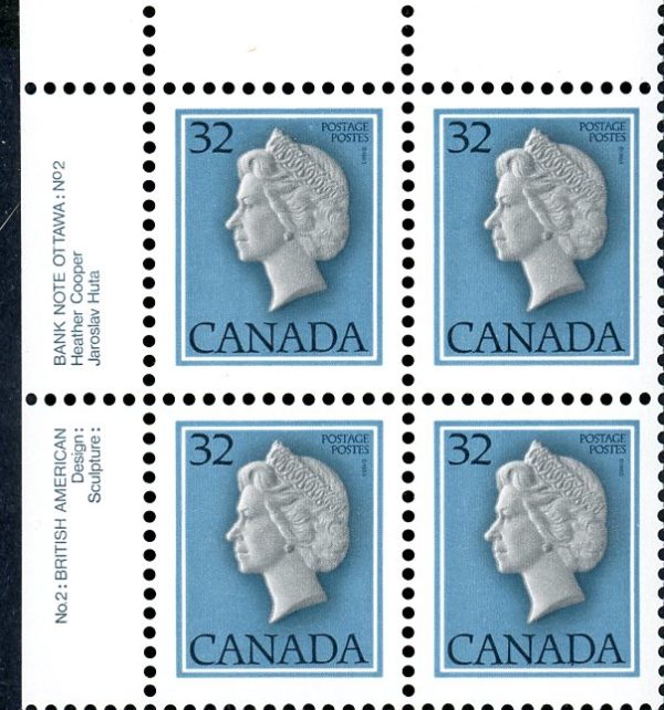 Canada Stamp PB#792i - Queen Elizabeth II (1983) 32¢