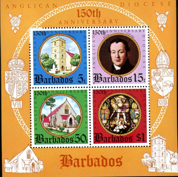 Barbados Stamp Sc#423a (1975) - 150th Anniversary - S/Sheet