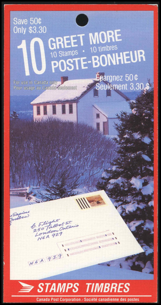 Canada Stamp Booklet - #BK106 (1989) 10 x 33¢