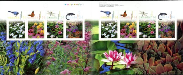 Canada Stamp Booklet - #BK322 - Gardens (2006) 8 x 51¢ - Image 2