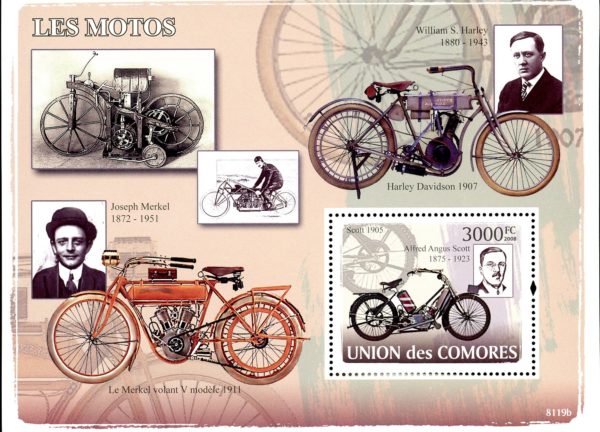 Comoro Islands Stamps Sc#1006 - (2008) - S/Sheet - Automobiles - MNH