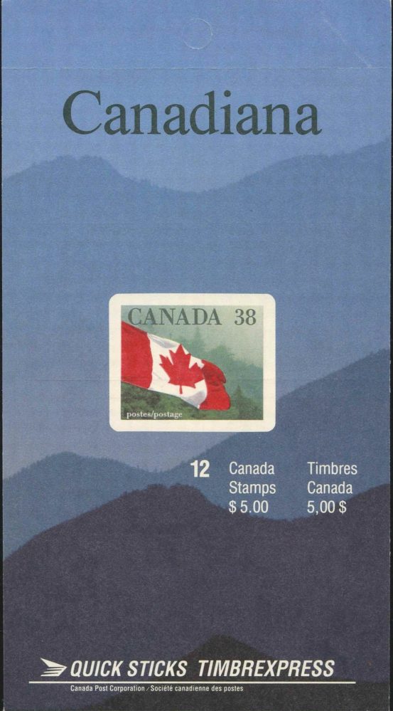 Canada Stamp Booklet - #BK110 (1989) 12 x 38¢