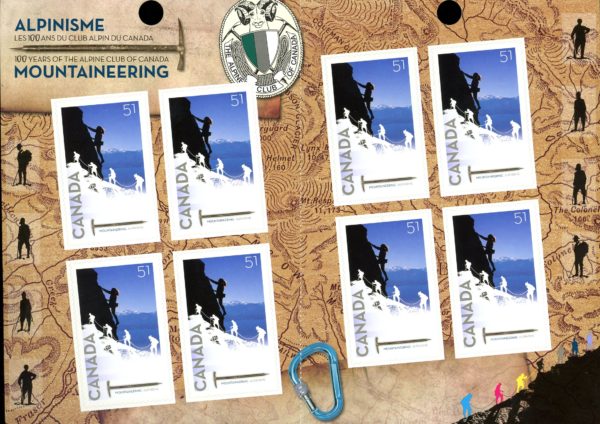 Canada Stamp Booklet - #BK332 - Climbers (2006) 8 x 51¢