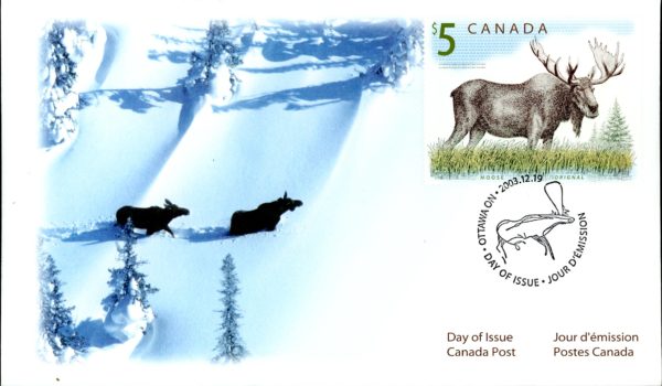 Canada OFDC#1693 - Moose (2003) $5