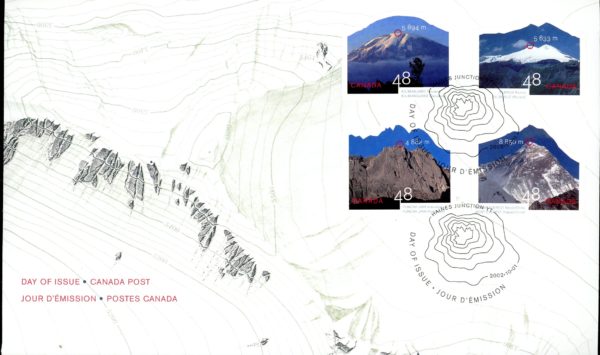 Canada OFDC#1960 - United Nations International Year of Mountains (2002) 8 x 48¢ 2 FDC SET - Image 3