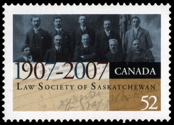 Canada Stamp #2227 - Law Society of Saskatchewan, Benchers (founding members of the law society) (2007) 52¢