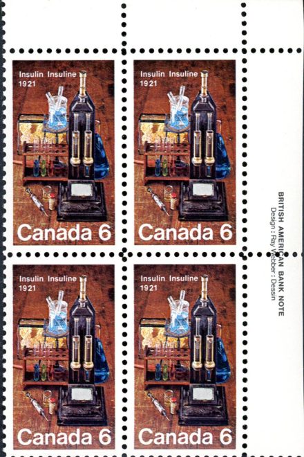 Canada stamp PB#533 - Laboratory Equipment (1971) 6¢