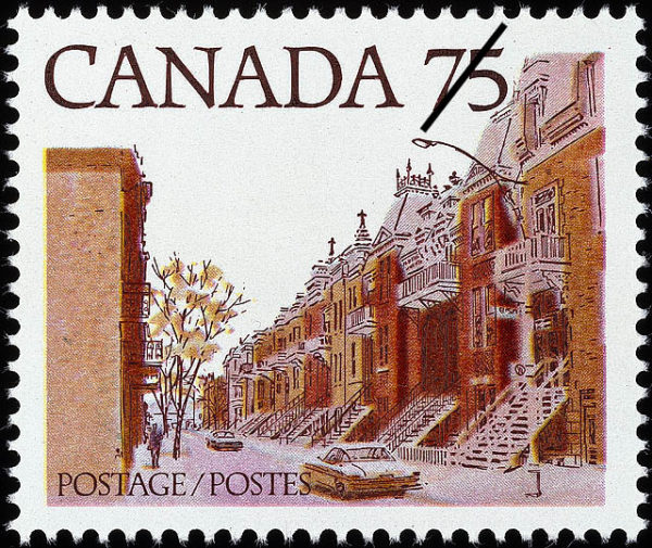 Canada Stamp #724 - Row Houses (1978) 75¢ Untagged