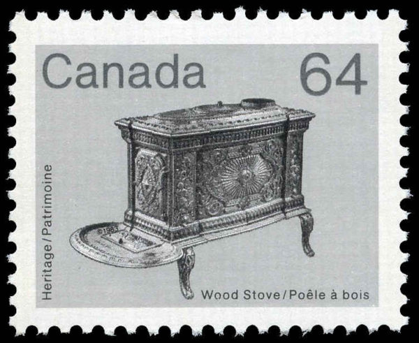 Canada Stamp #932 - Wood Stove (1983) 64¢