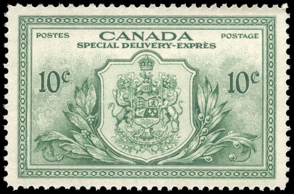 Canada Stamp - Special Delivery #E11 - (1946) 10¢ (VF-MLH)