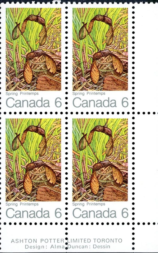 Canada Stamp PB#535 - Spring (1971) 6¢