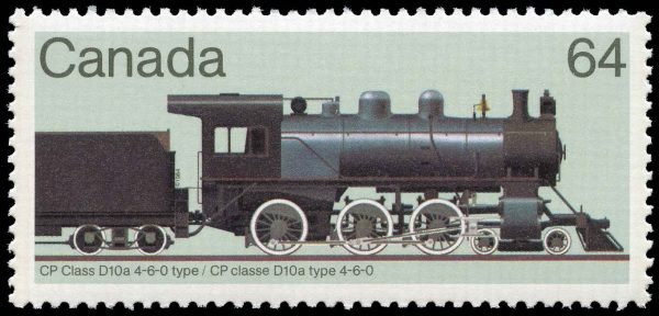 Canada Stamp #1038 - GT Class E3 2-6-0 type (1984) 37¢