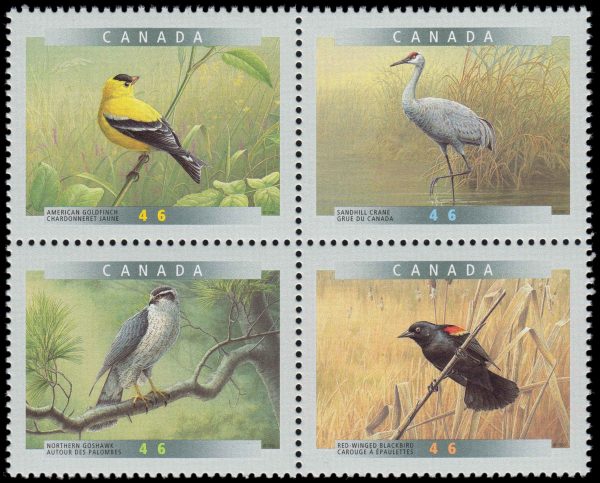 Canada Stamp #1773a - Birds of Canada-4a (1999)