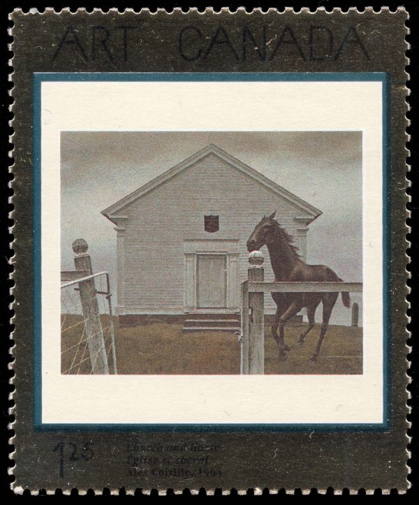 Canada Stamp #1945 - Church and Horse (2002) $1.25