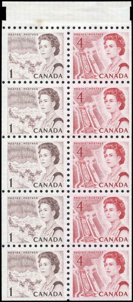 Canada Stamp Booklet - #BK56A (1968) 5 x 1¢ + 5 x 4¢ DEX  NF/FL - Image 2