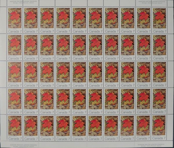 Canada Stamp SHEET#537 - Autumn (1971) 7¢