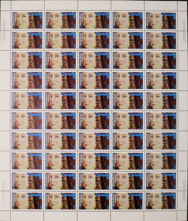 Canada Stamp SHEET#615 - Jeanne Mance (1973) 8¢