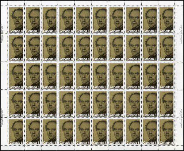 Canada Stamp SHEET#616 - Joseph Howe (1973) 8¢