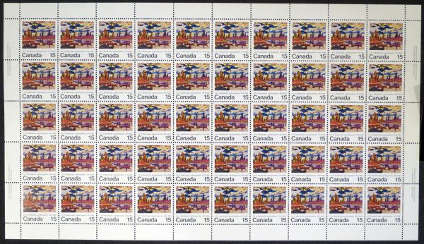 Canada Stamp SHEET#617 - Mist Fantasy, Northland (1973) 15¢