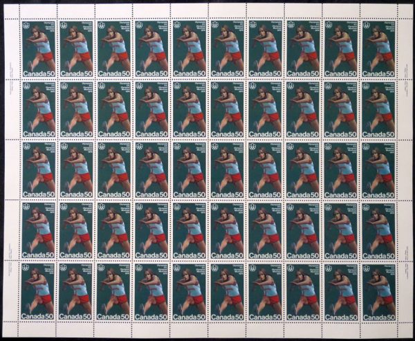 Canada Stamp SHEET#666 - Hurdles (1975) 50¢ HB