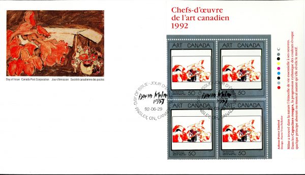 Canada FDC PB#1419 - Red Nasturtiums (1992) 50¢