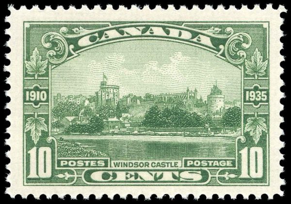 Canada Stamp #215 - Windsor Castle (1935) 10¢ -MNH