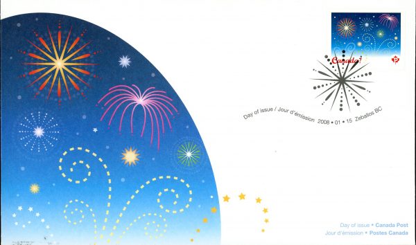 Canada FDC#2259 - Fireworks (2008) (P)